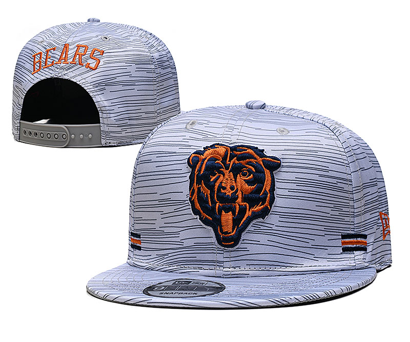 2021 NFL Chicago Bears Hat TX604->->Sports Caps